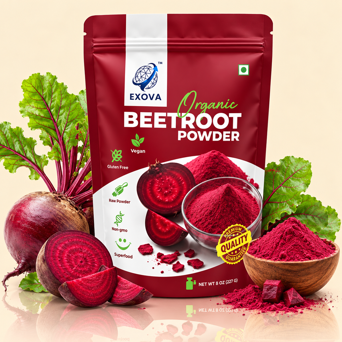 Organic Beetroot Powder | Raw Beetroot Powder